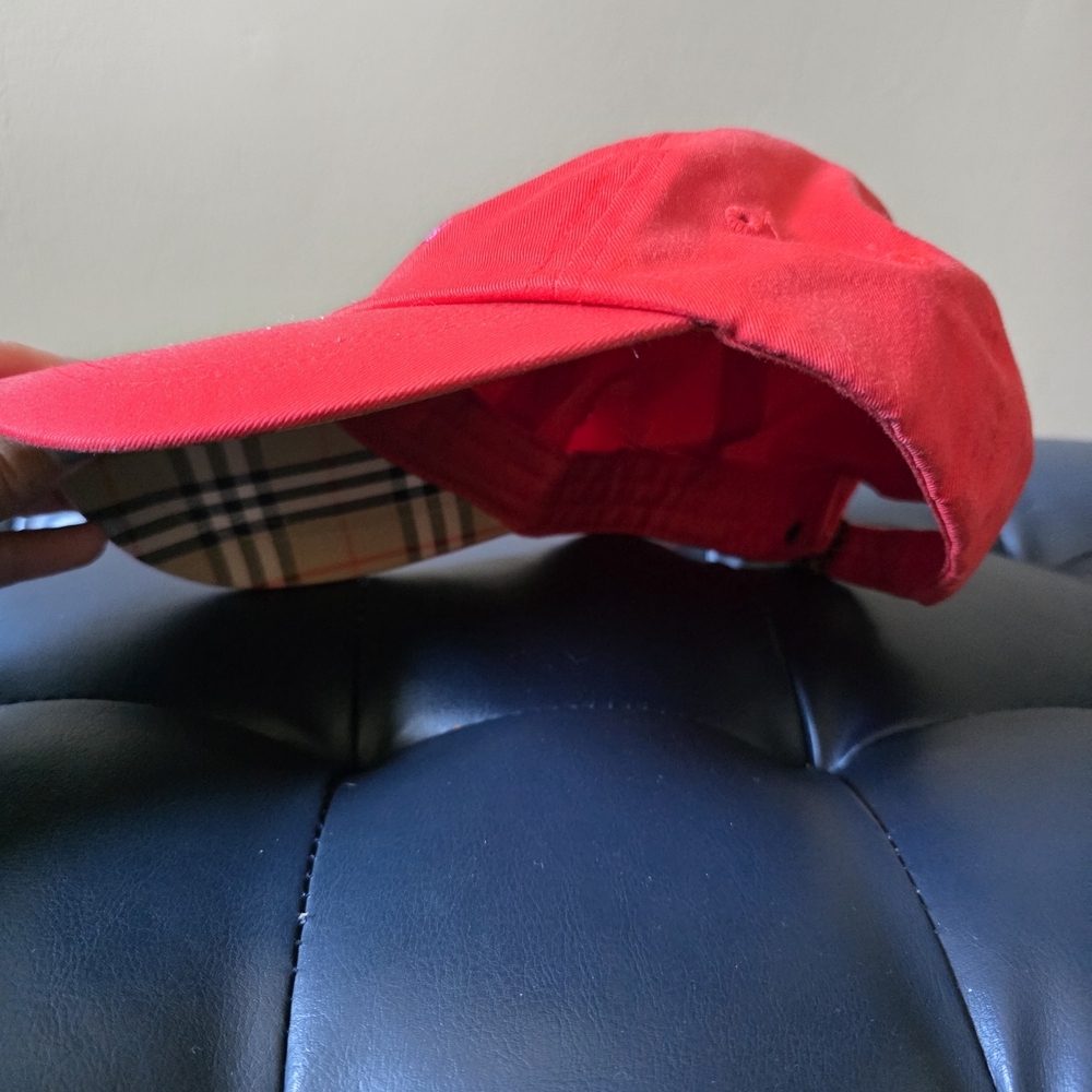 Burberry Red Cap - image 2